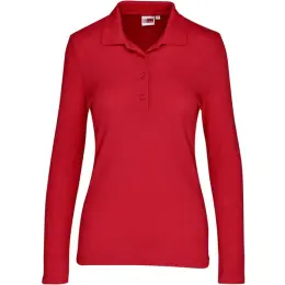 Ladies Long Sleeve Elemental Red